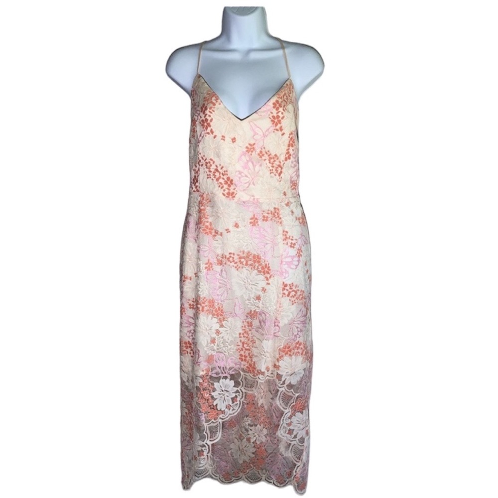 Lovers + Friends Lace Tie Back Dress